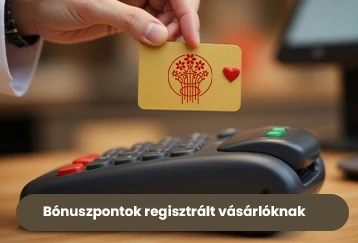 Bónuszpontok regisztrált vásárlóknak