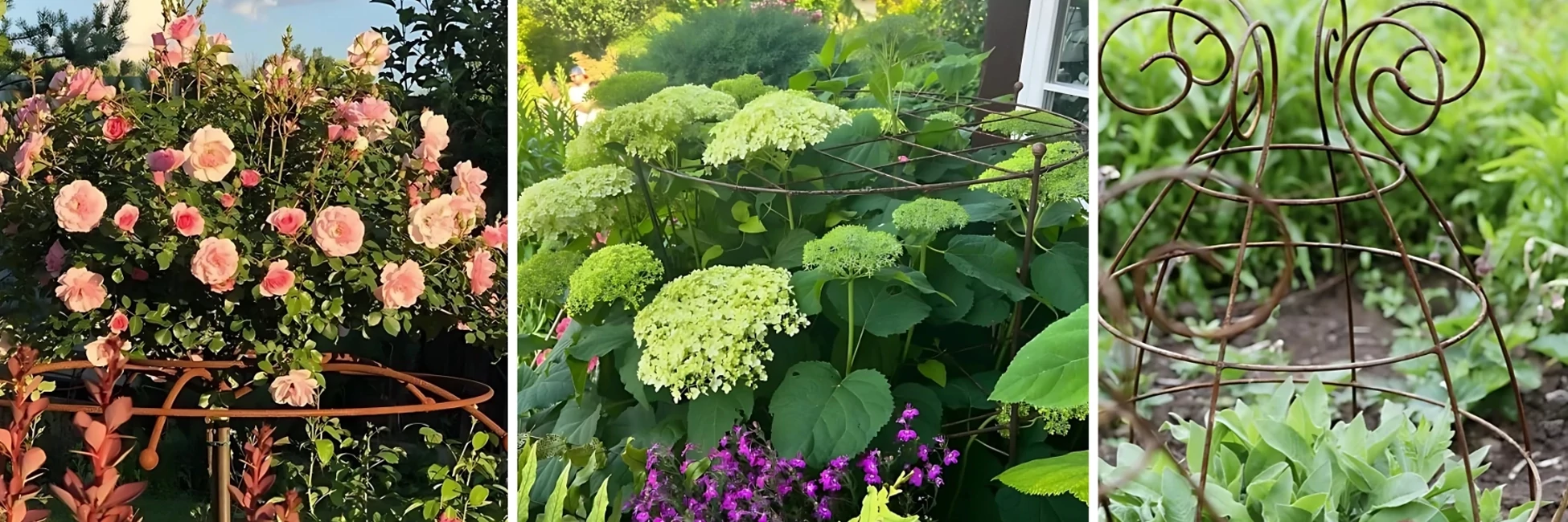 Növénytámasztékok - Cserjékhez és lágyszárú évelőkhöz