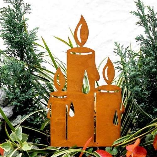 Rozsdás Gyertya Sziluett ( tripla)