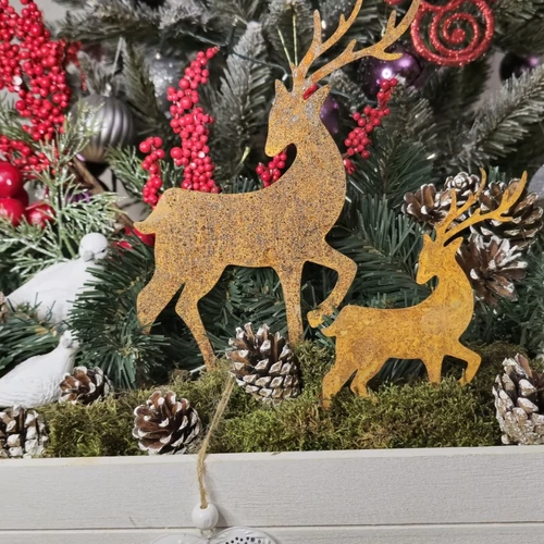 Rénszarvas sziluett - Nagy (180x300mm)