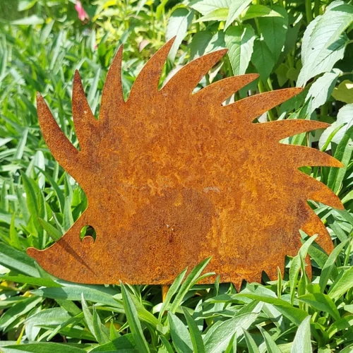 Tüskés sün sziluett