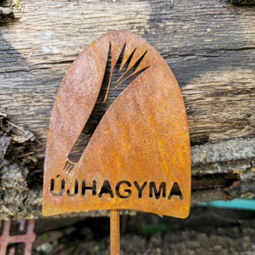 Újhagyma - Veteményes jelölőtábla