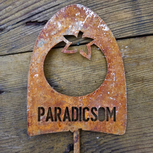 Paradicsom -Veteményes jelölőtábla