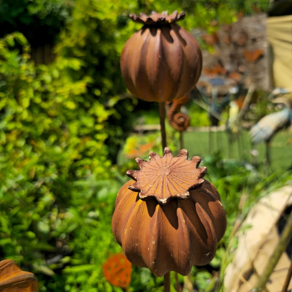 Antik Mákgubó  - rozsdabarna