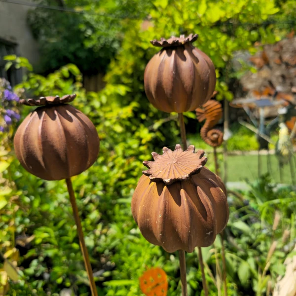 Antik Mákgubó  - rozsdabarna