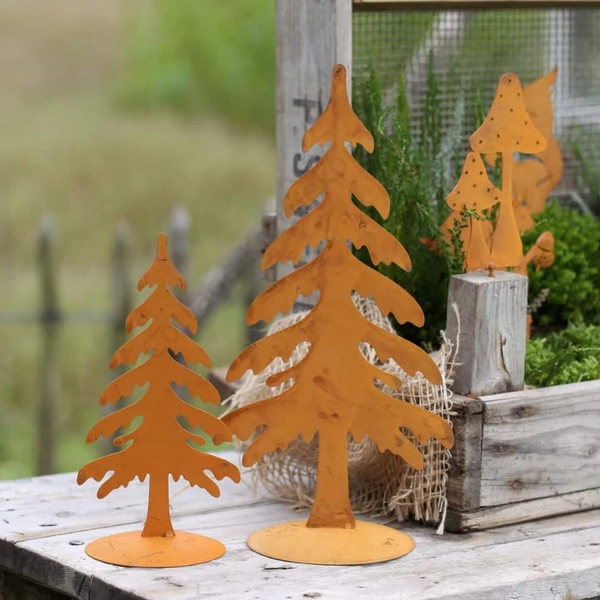 Adventi fenyő sziluett nagy-380 mm