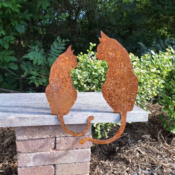 Üldögélő cica páros (szett)