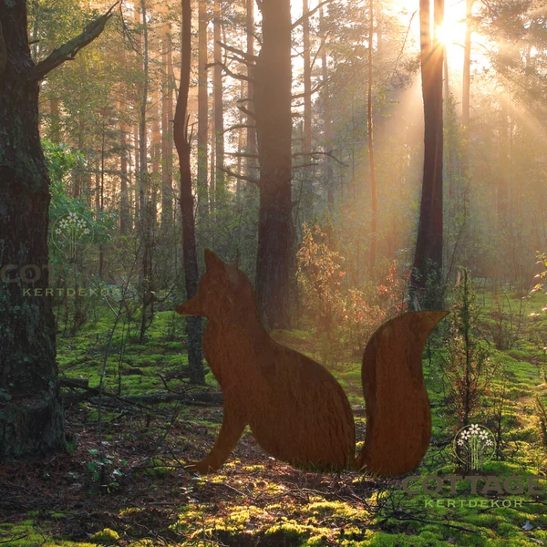 Róka sziluett - Ravasz