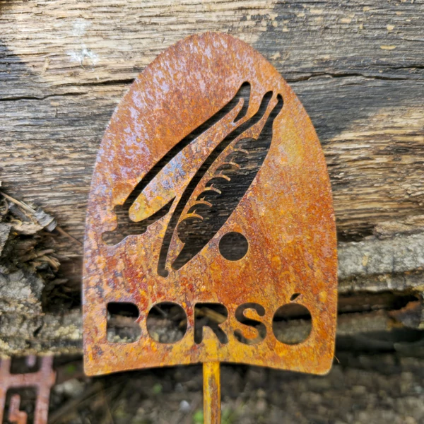 Borsó -Veteményes jelölőtábla