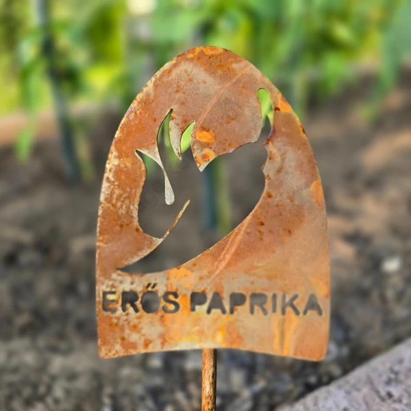Erős paprika - Veteményes jelölőtábla