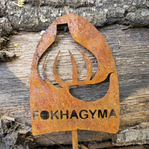 Fokhagyma - Veteményes jelölőtábla